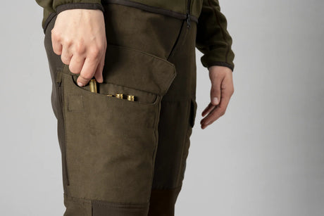HARKILA Scandinavian Trousers - Womens - Willow Green / Deep Brown