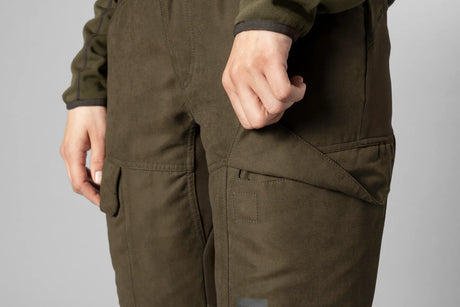 HARKILA Scandinavian Trousers - Womens - Willow Green / Deep Brown