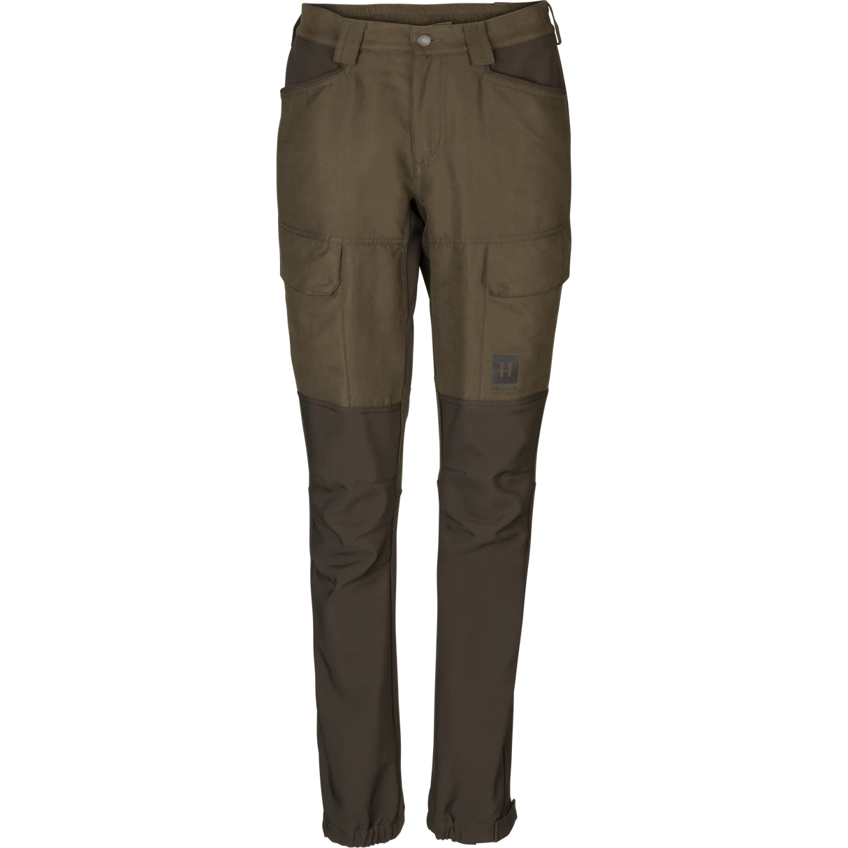 HARKILA Scandinavian Trousers - Womens - Willow Green / Deep Brown