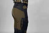 HARKILA Scandinavian Trousers - Womens - Willow Green / Deep Well Purple