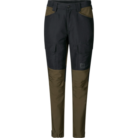 HARKILA Scandinavian Trousers - Womens - Willow Green / Deep Well Purple