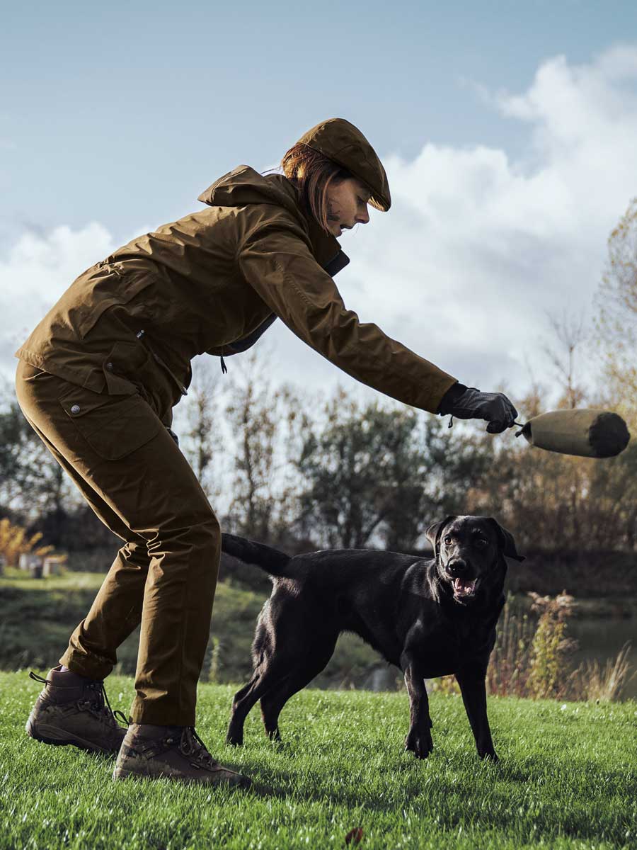 HARKILA Shooting Jacket - Ladies Retrieve - Warm Olive