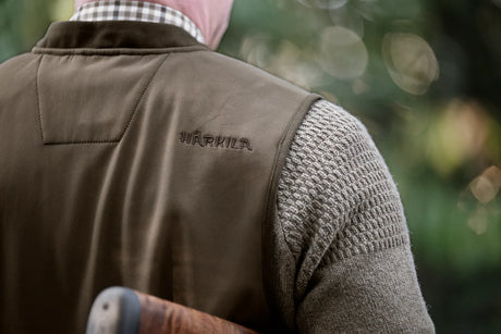 HARKILA Skye Shooting Waistcoat - Mens - Willow Green / Shadow Brown