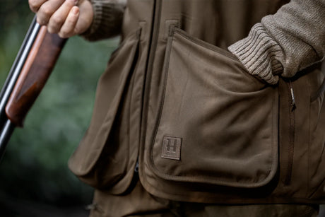 HARKILA Skye Shooting Waistcoat - Mens - Willow Green / Shadow Brown