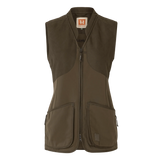 HARKILA Skye Shooting Waistcoat - Womens - Willow Green / Shadow Brown