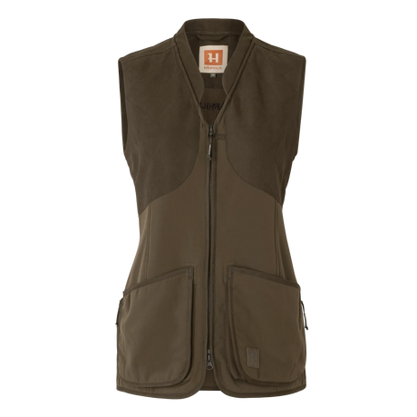 HARKILA Skye Shooting Waistcoat - Womens - Willow Green / Shadow Brown