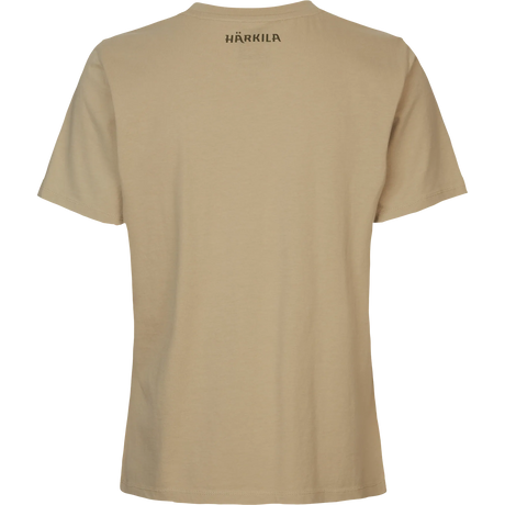 HARKILA Stag Badge T-Shirt - Womens - Sand