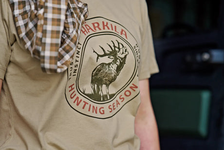 HARKILA Stag Badge T-Shirt - Womens - Sand