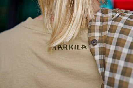 HARKILA Stag Badge T-Shirt - Womens - Sand