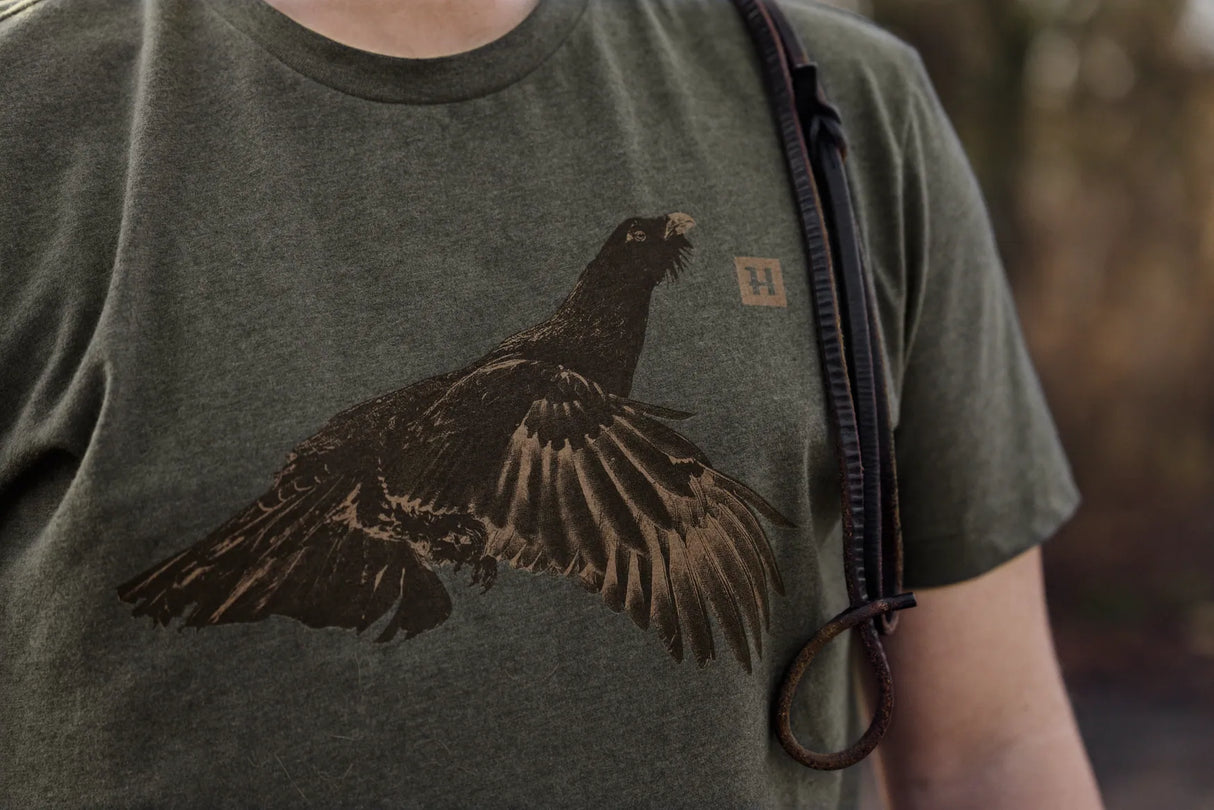 HARKILA Topp T-Shirt - Mens - Forest Night Grouse