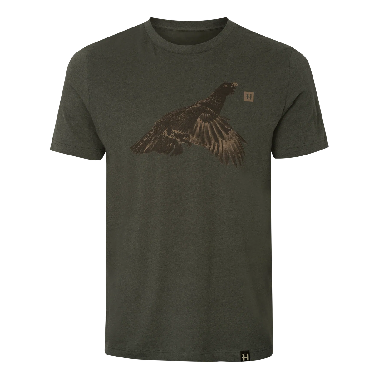 HARKILA Topp T-Shirt - Mens - Forest Night Grouse