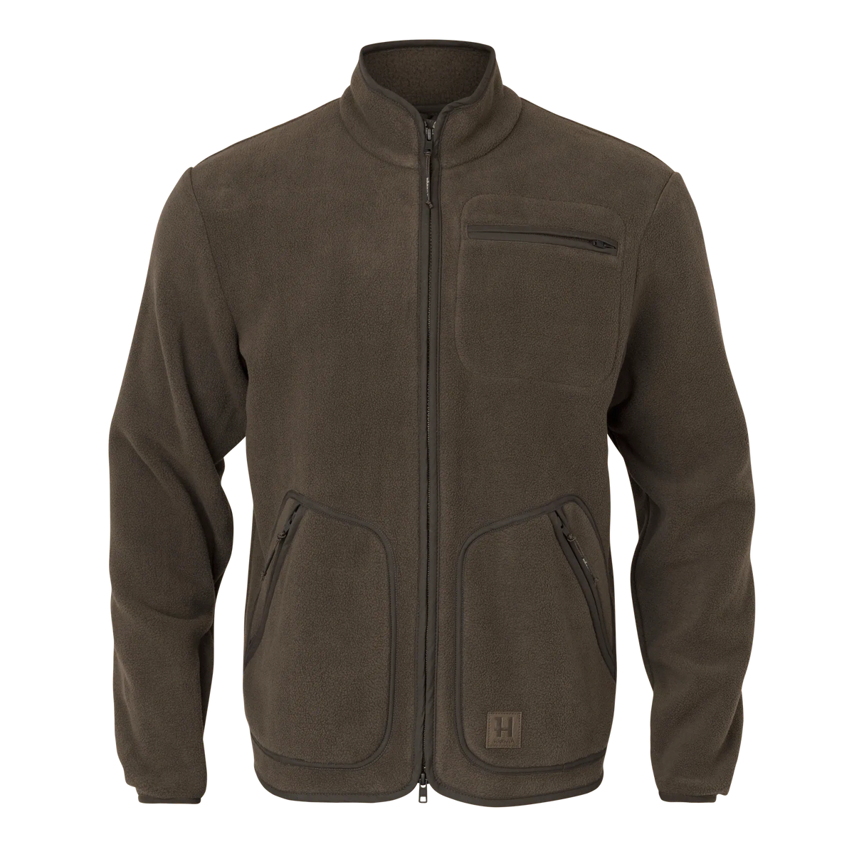 HARKILA Torsby Fleece Jacket - Mens - Dark Brown