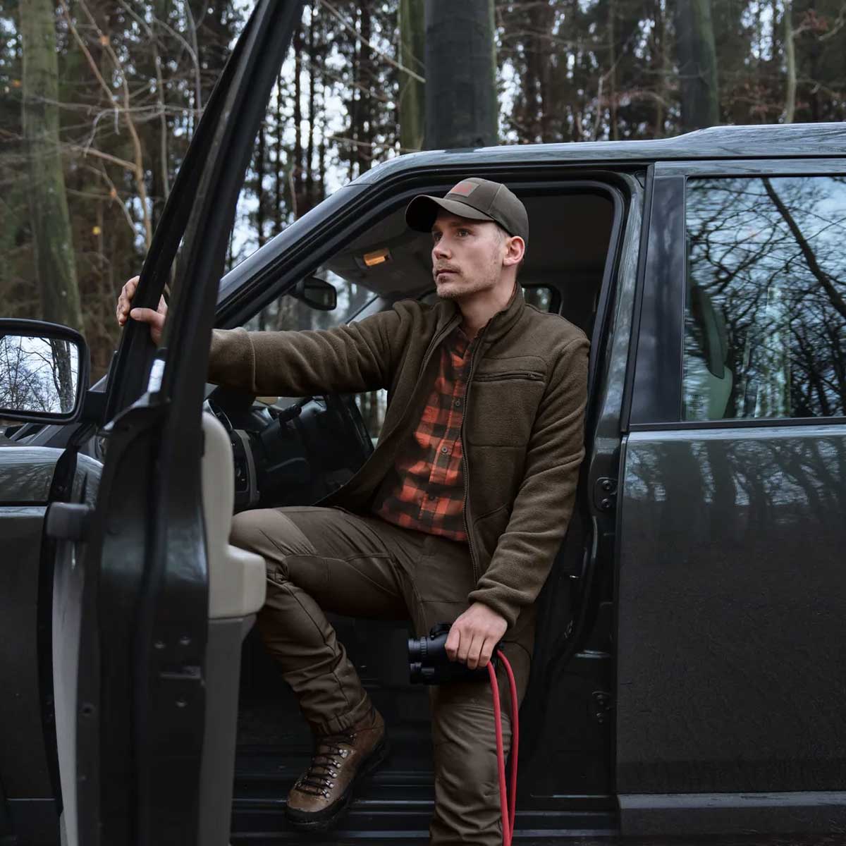 HARKILA Torsby Fleece Jacket - Mens - Dark Brown