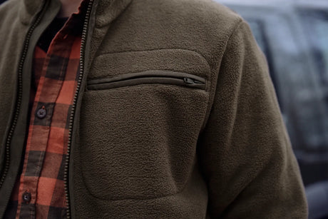 HARKILA Torsby Fleece Jacket - Mens - Dark Brown