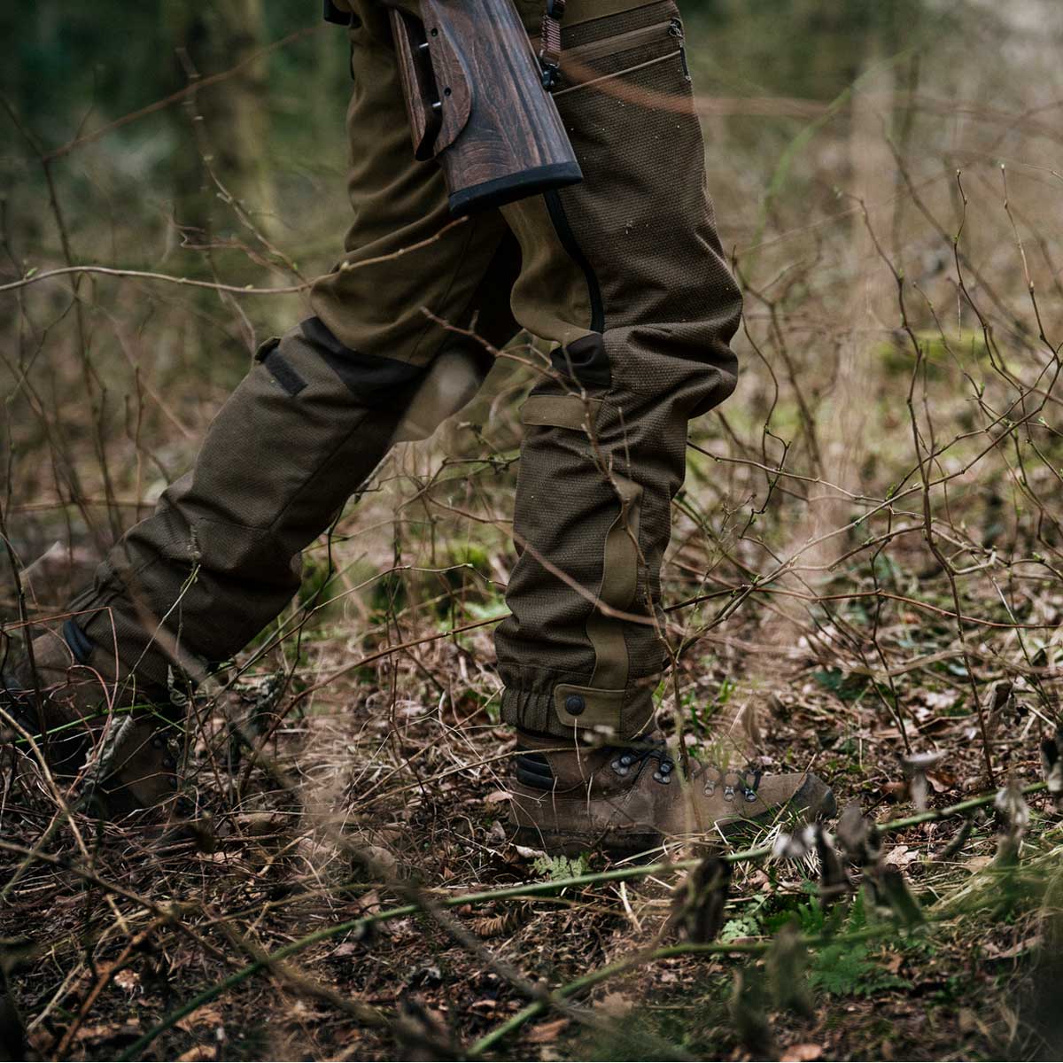 HARKILA Vigor Pro Hybrid Trousers - Mens - Golden Willow Green