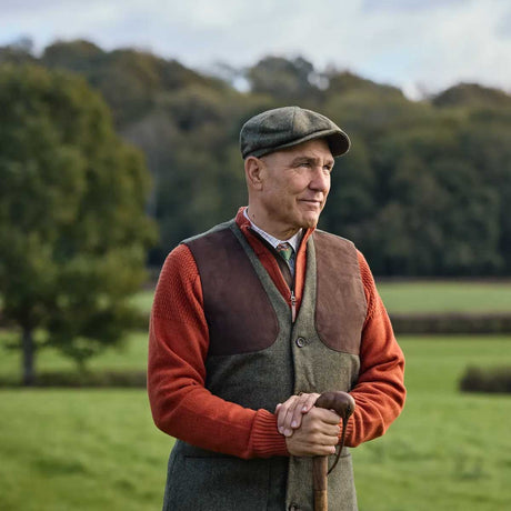 HARKILA Vincent Merino Half Zip Pullover - Mens - Bombay Brown