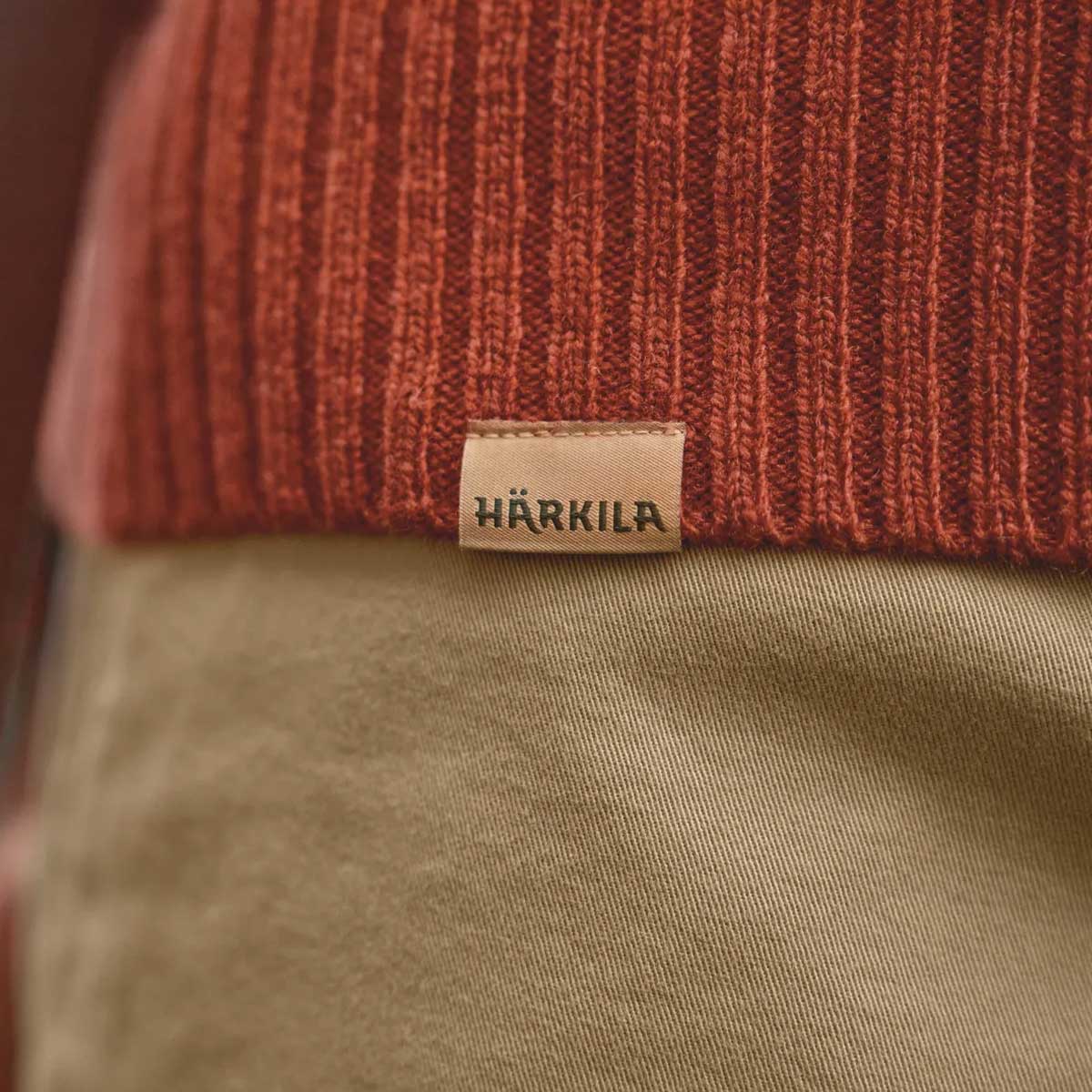 HARKILA Vincent Merino Half Zip Pullover - Mens - Bombay Brown