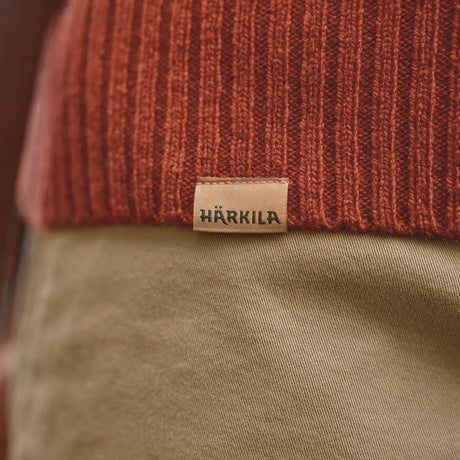 HARKILA Vincent Merino Half Zip Pullover - Mens - Bombay Brown
