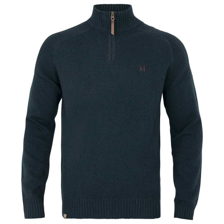 HARKILA Vincent Merino Half Zip Pullover - Mens - Dark Navy