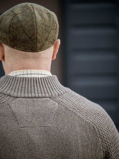 HARKILA Vincent Merino Half Zip Pullover - Mens - Dark Sand
