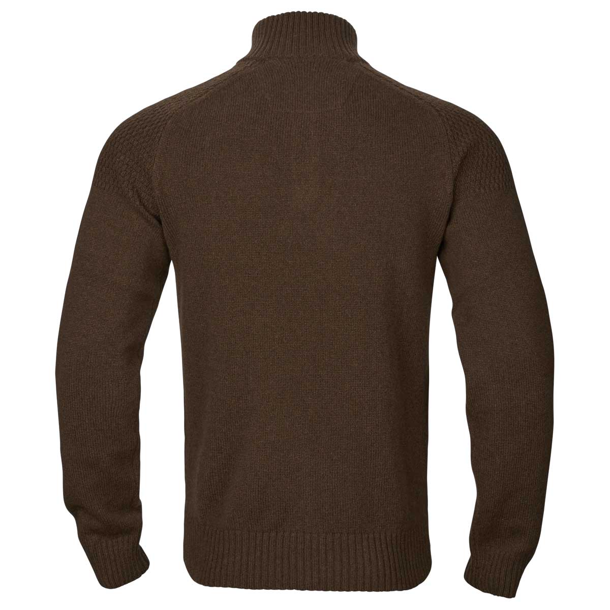 HARKILA Vincent Merino Half Zip Pullover - Mens - Demitasse Brown
