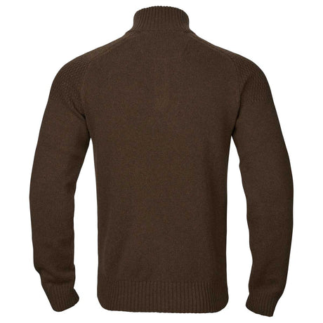HARKILA Vincent Merino Half Zip Pullover - Mens - Demitasse Brown