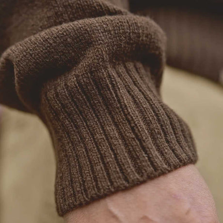 HARKILA Vincent Merino Half Zip Pullover - Mens - Demitasse Brown