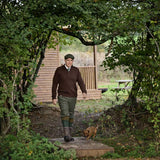 HARKILA Vincent Merino Half Zip Pullover - Mens - Demitasse Brown