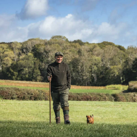 HARKILA Vincent Merino Half Zip Pullover - Mens - Rosin