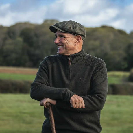 HARKILA Vincent Merino Half Zip Pullover - Mens - Rosin