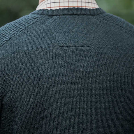 HARKILA Vincent Merino V-Neck Pullover - Mens - Dark Navy