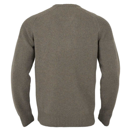 HARKILA Vincent Merino V-Neck Pullover - Mens - Dark Sand