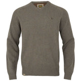 HARKILA Vincent Merino V-Neck Pullover - Mens - Dark Sand