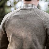 HARKILA Vincent Merino V-Neck Pullover - Mens - Dark Sand