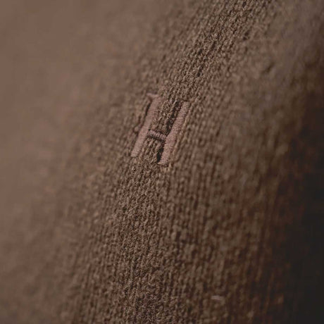 HARKILA Vincent Merino V-Neck Pullover - Mens - Demitasse Brown