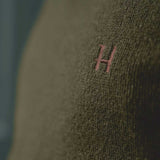 HARKILA Vincent Merino V-Neck Pullover - Mens - Rosin
