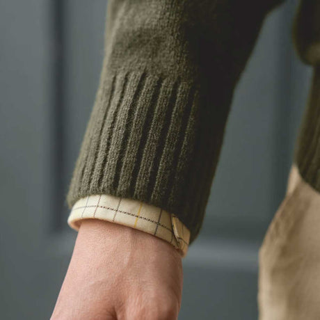 HARKILA Vincent Merino V-Neck Pullover - Mens - Rosin
