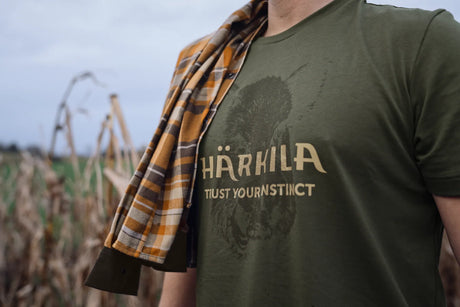 HARKILA Wildboar Logo T-Shirt - Mens - Forest Night