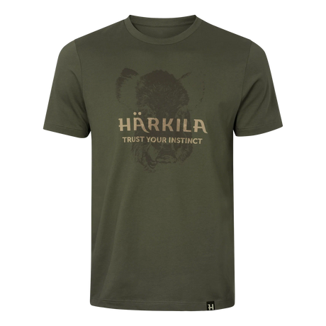 HARKILA Wildboar Logo T-Shirt - Mens - Forest Night