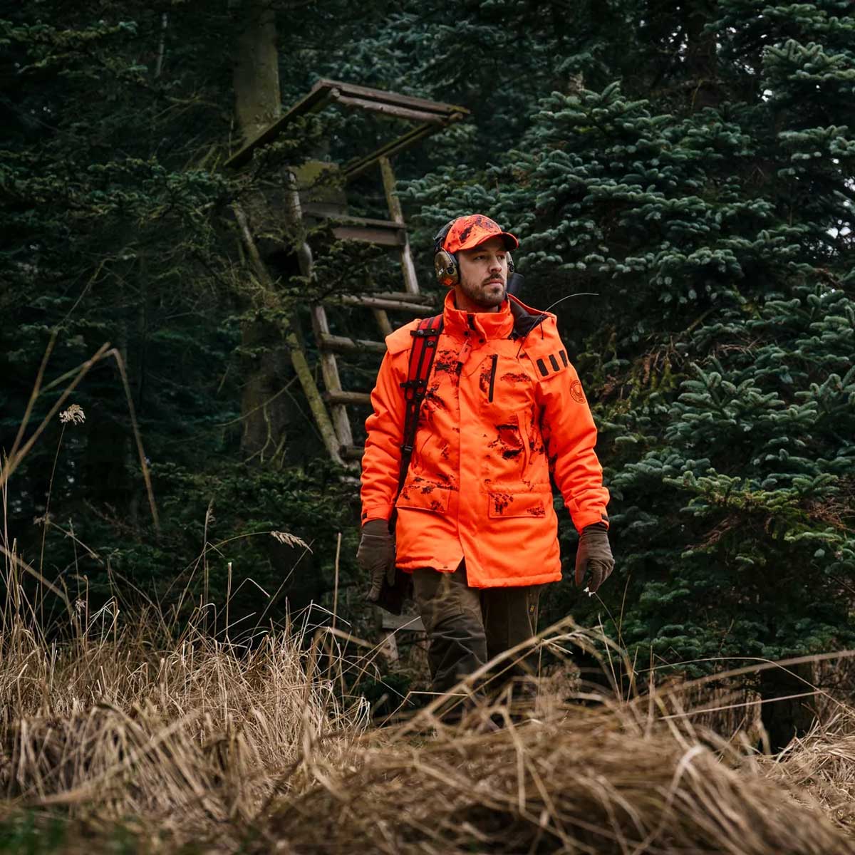 HARKILA Wildboar Pro Blaze HWS Insulated Jacket - Mens - AXIS MSP Orange Camo