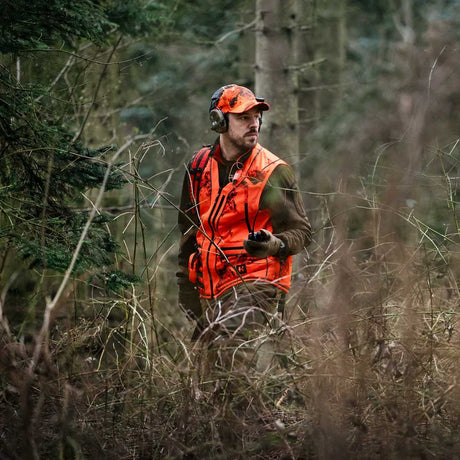 HARKILA Wildboar Pro Blaze Waistcoat - Mens - AXIS MSP Orange Camo