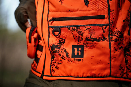 HARKILA Wildboar Pro Blaze Waistcoat - Mens - AXIS MSP Orange Camo