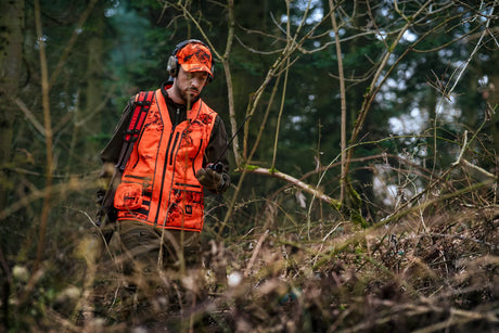 HARKILA Wildboar Pro Blaze Waistcoat - Mens - AXIS MSP Orange Camo