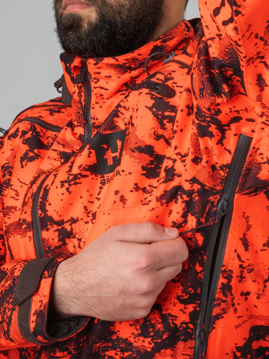 HARKILA Wildboar Pro Camo HWS Jacket Mens AXIS MSP Orange Blaze