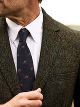 HARRIS TWEED Glencoe Tailored Fit Jacket - Mens - Green