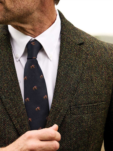 HARRIS TWEED Glencoe Tailored Fit Jacket - Mens - Green
