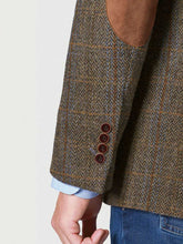 Load image into Gallery viewer, HARRIS TWEED Sumburgh Jacket - Mens - Mid-Brown with Check
