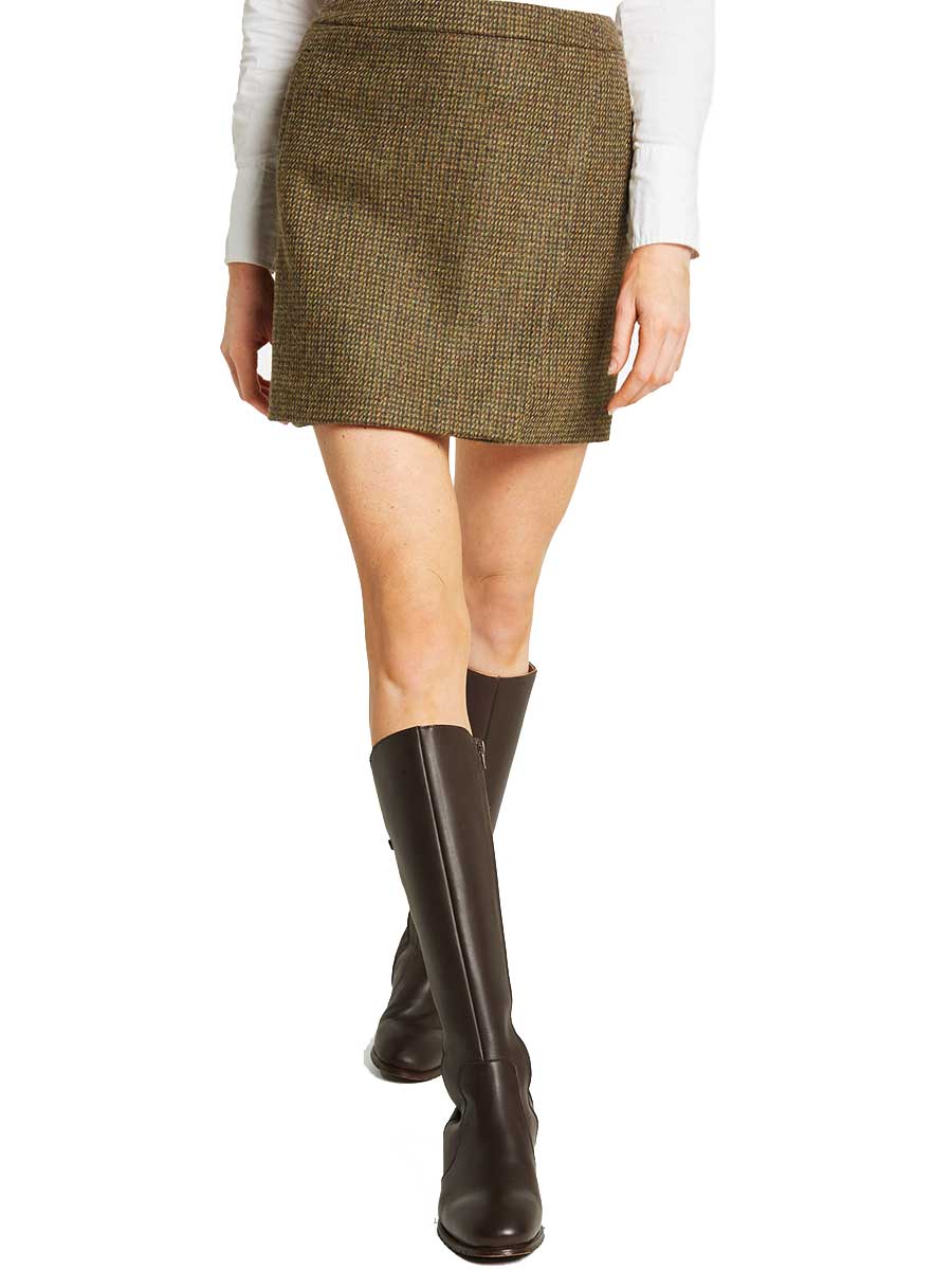 DUBARRY Buckthorn Ladies Tweed Skirt - Heath