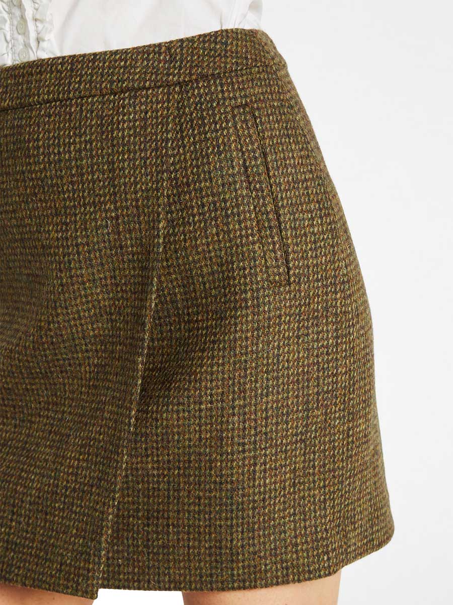 DUBARRY Buckthorn Ladies Tweed Skirt - Heath