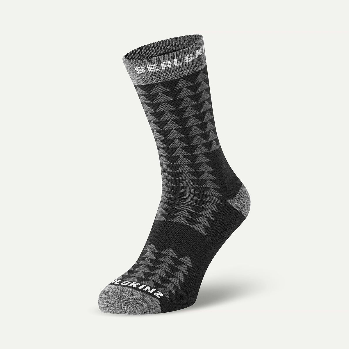 SEALSKINZ Hilgay Single Layer Mid Length Merino Running Sock - product view 1